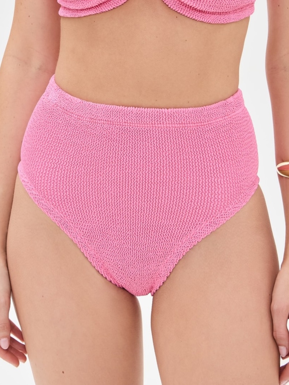 Hunza G Ruby Bikini Bottom in Candy Pink